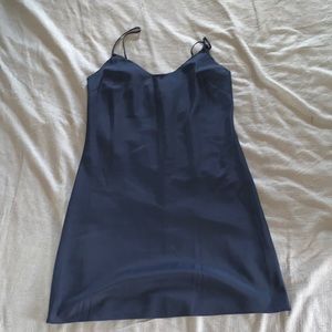 Mini slip dress